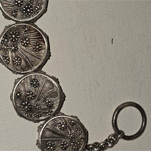 Lucky brand Silver Star Charm Disc Bracelet - Picture 4 of 7